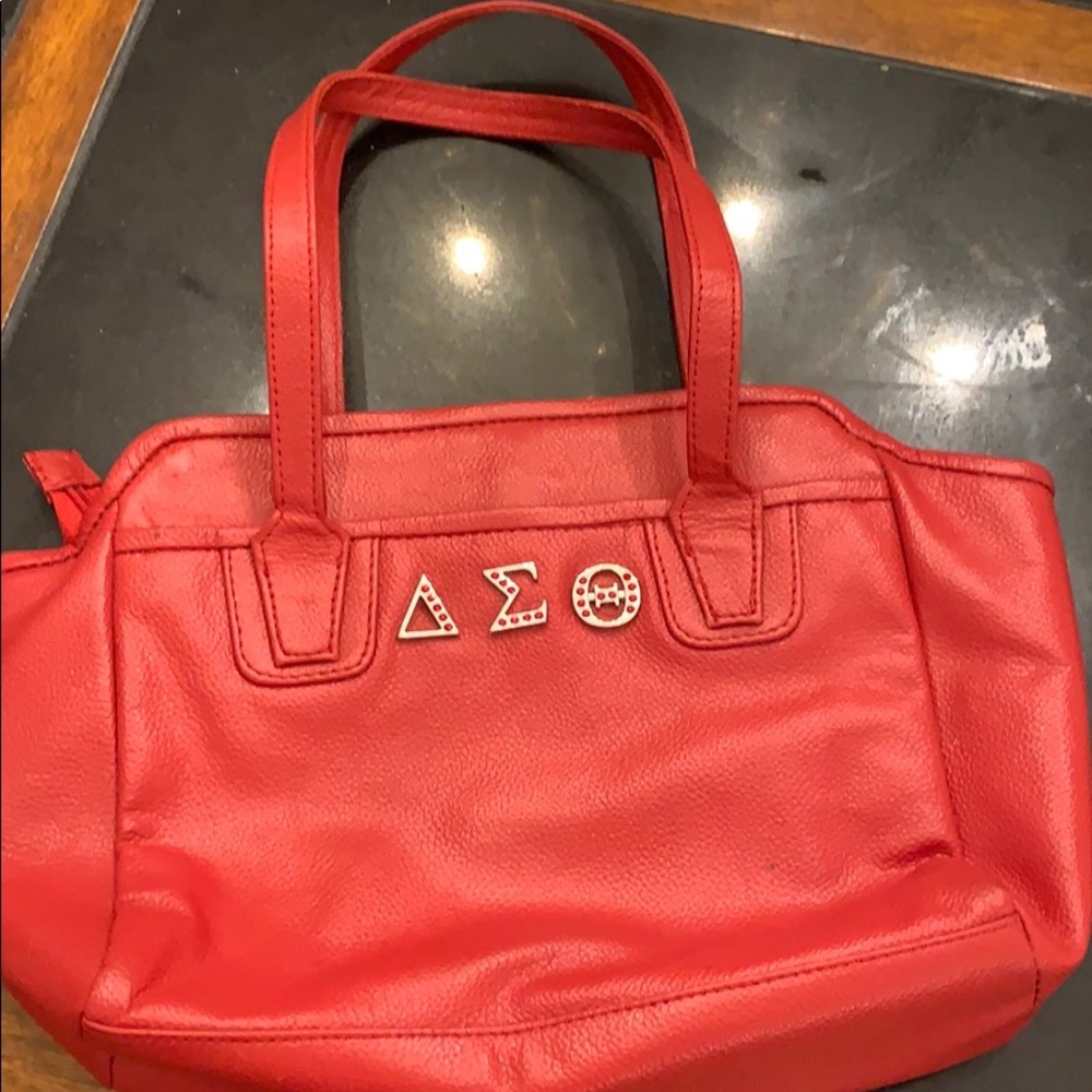 Delta Sigma Theta red purse